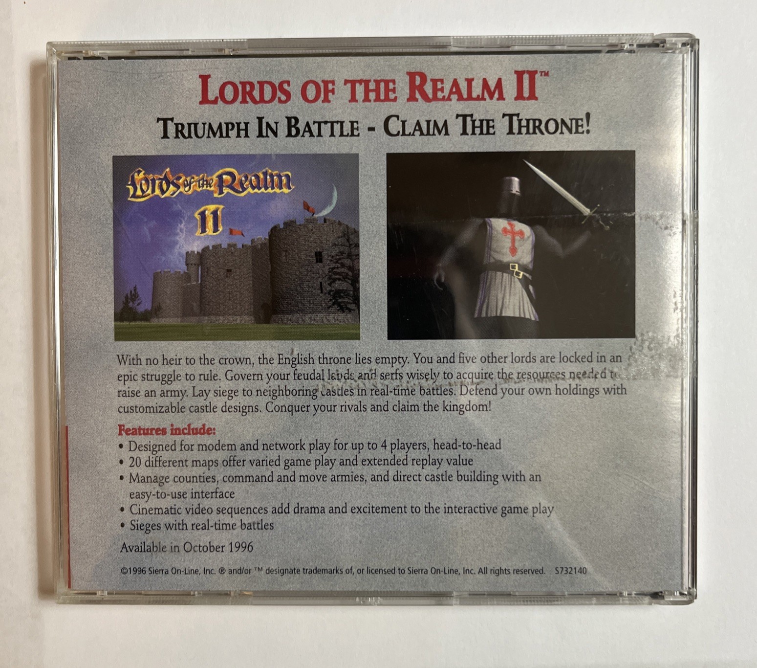 Robert E. Lee: Civil War General (Sierra) – Windows PC Computer Strategy Game CD