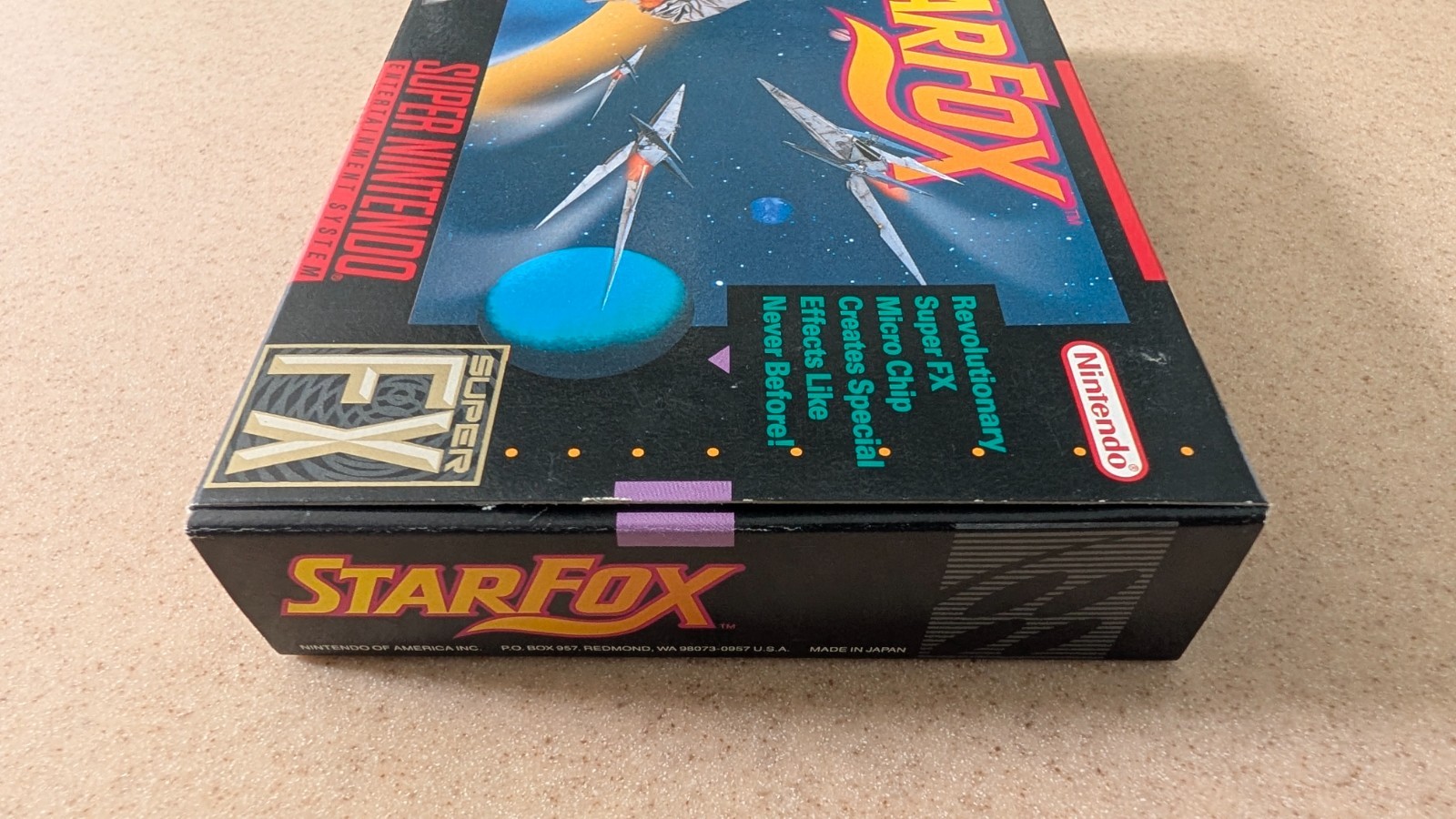 Star Fox Super Nintendo SNES Box Manual *NO GAME CARTRIDGE INCLUDED*