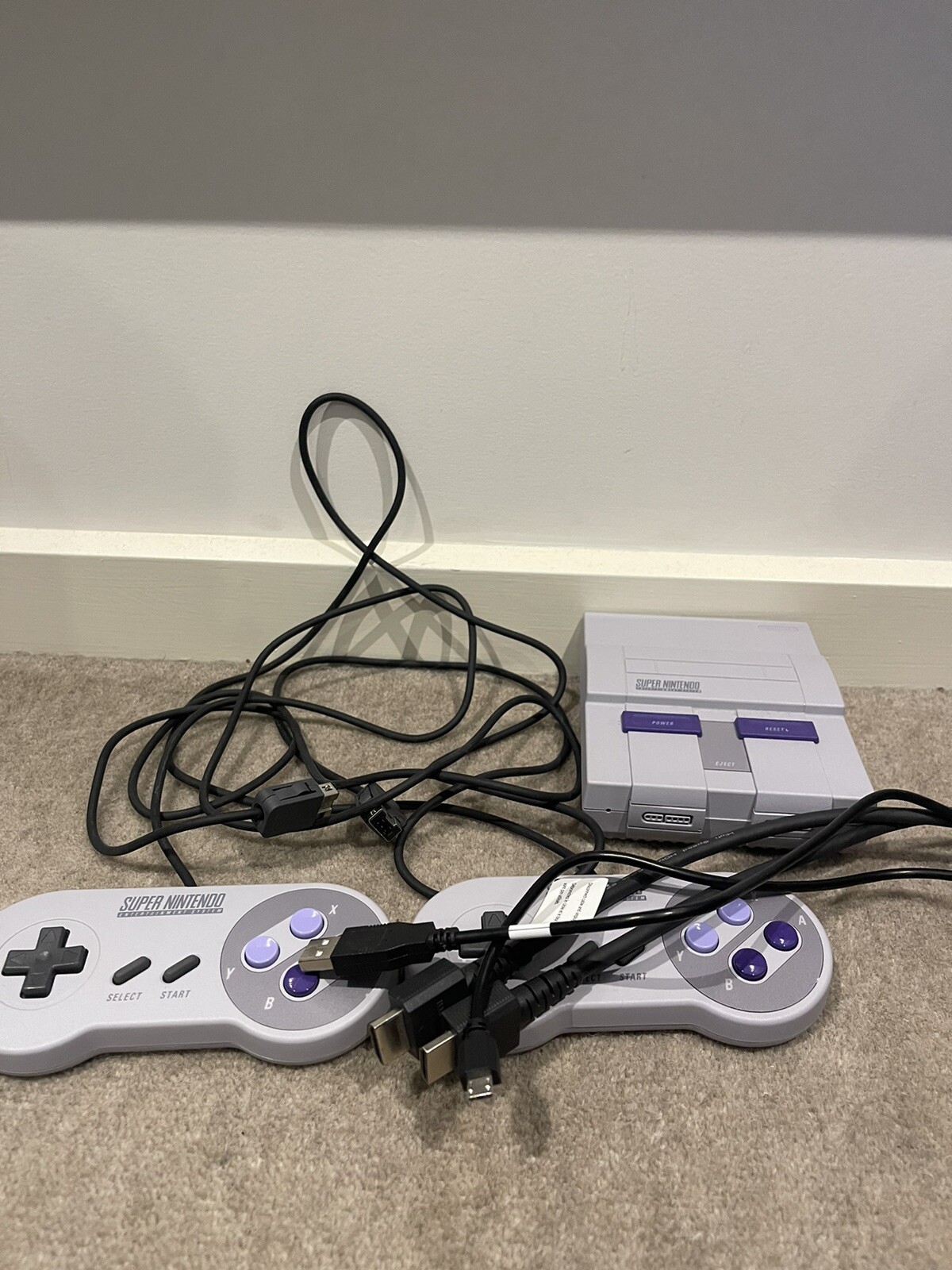 FREE SHIPPING Super Nintendo Entertainment System 2017 20+ Games NEW IN BOX