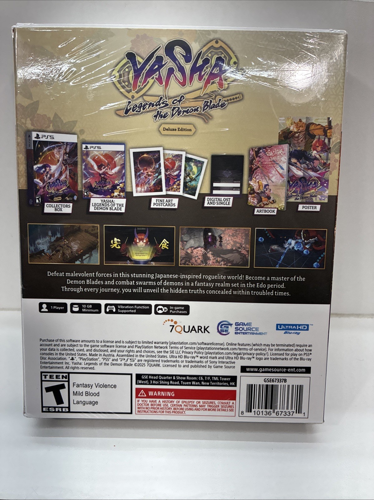 Yasha: Legends of the Demon Blade Deluxe Edition (PS5/Playstation 5) Brand New!