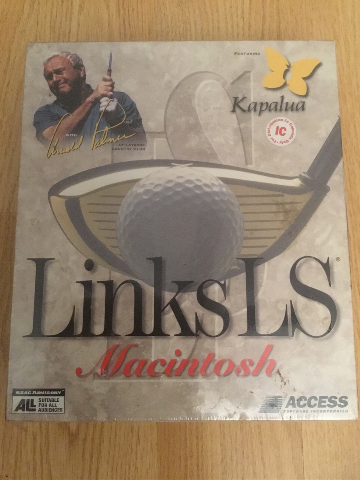 Links LS for Macintosh Mac iOS 1997 Big Box Sealed! Arnold Palmer Kapalua