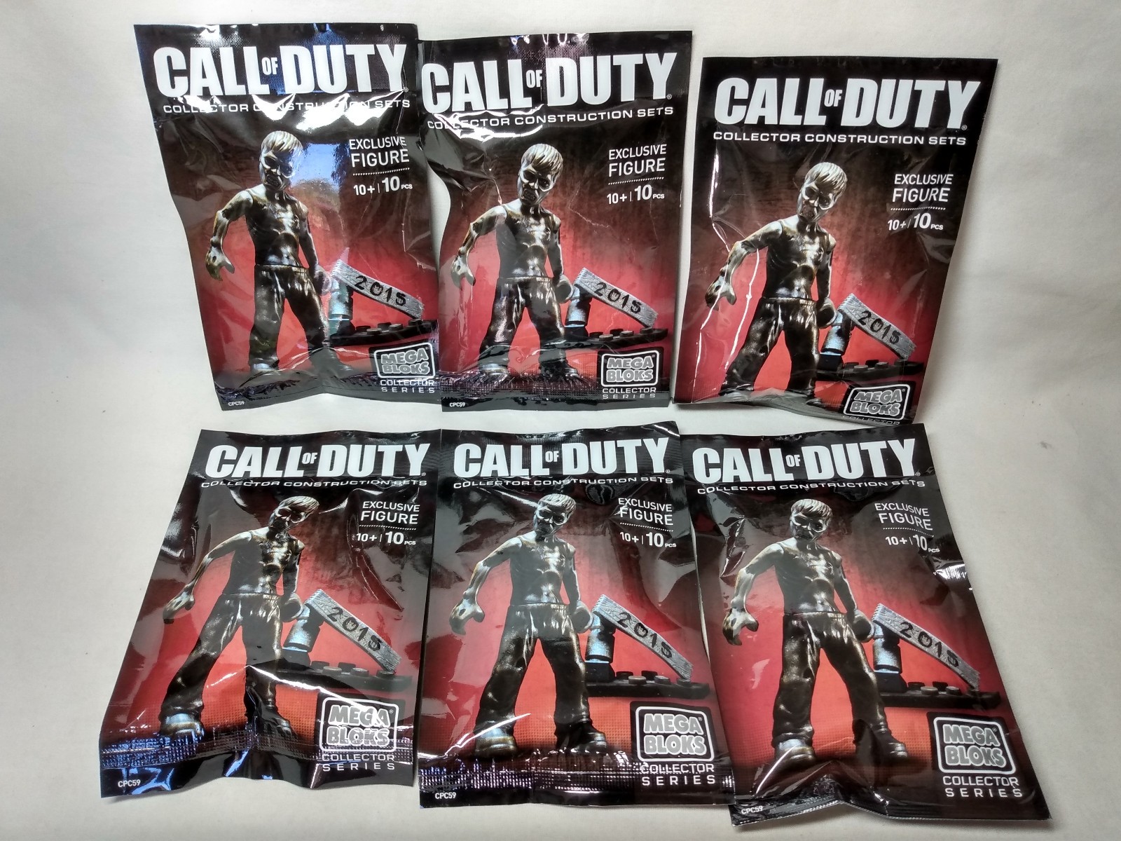 Call of Duty Exclusive Figure LOT 2015 Zombie Mega Bloks Activision Collectible