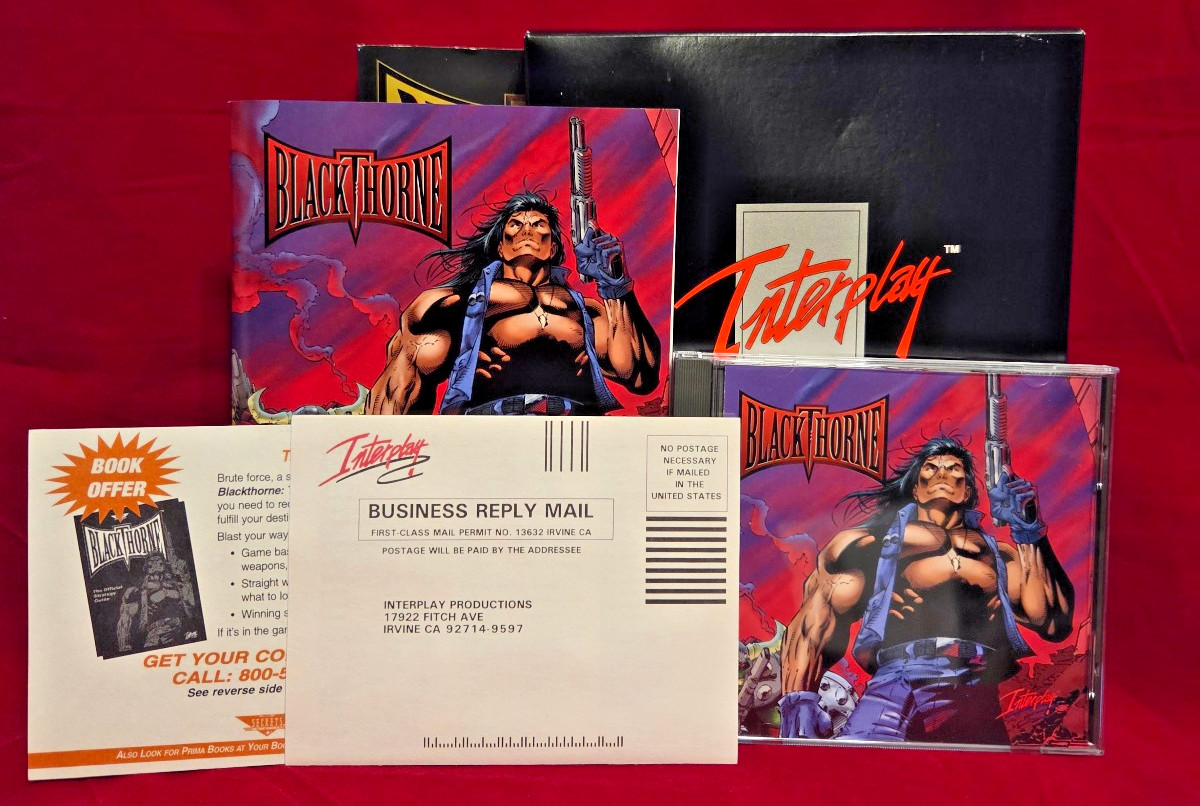 Blackthorne (PC, 1995) CIB Tandy CD-ROM DOS 3.1 or higher