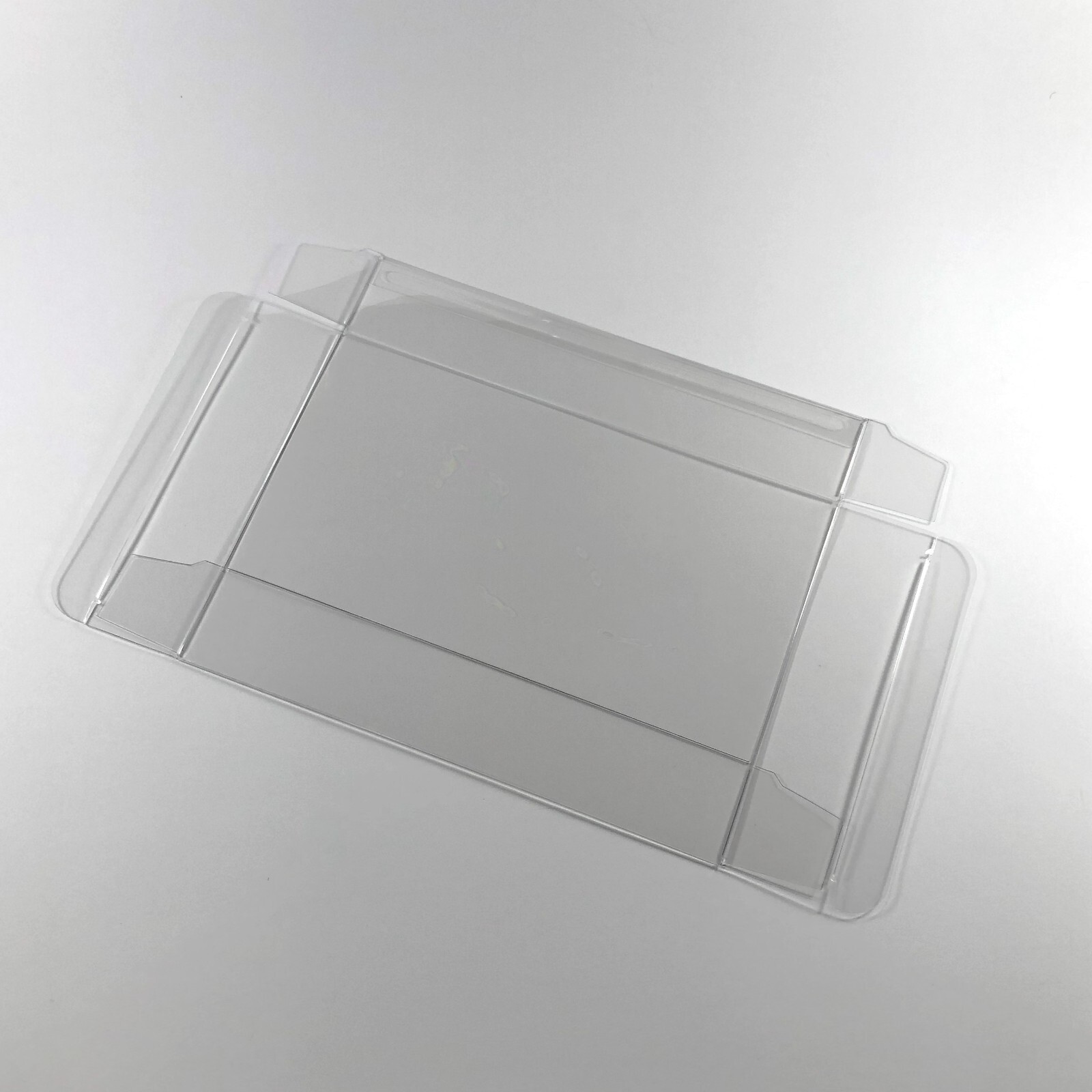 50 SNES Clear Plastic Box Protector Sleeve Case for Complete CIB Games
