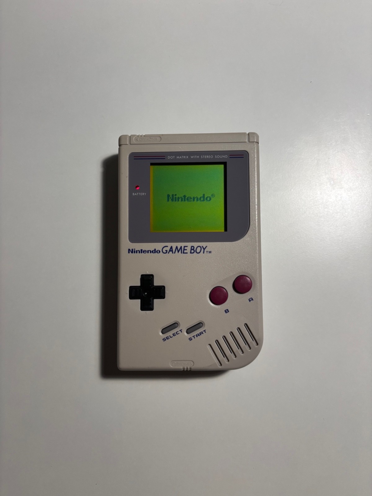 Nintendo Game Boy DMG 01 Original Gray Handheld Console Tested Works & Cleaned