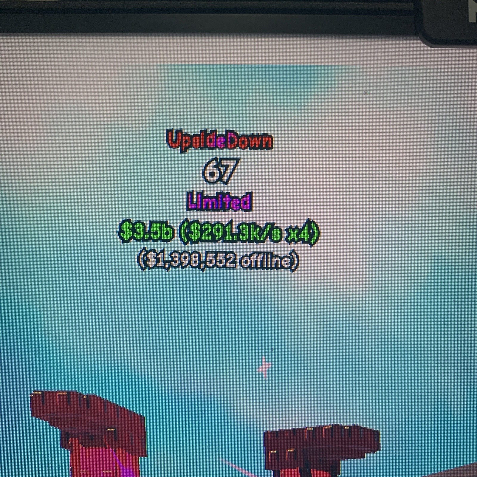 UpsideDown 67 Brainrot – Plants Vs Brainrots 400k to 500k