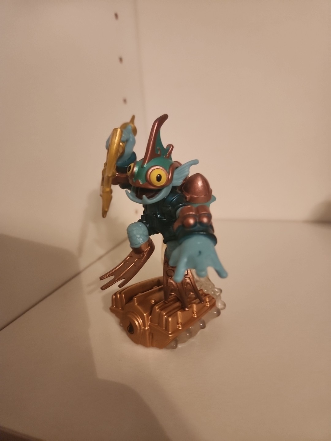 *RARE* Skylanders Superchargers DEEP DIVE GILL GRUNT Figure CLEAR WATER READ