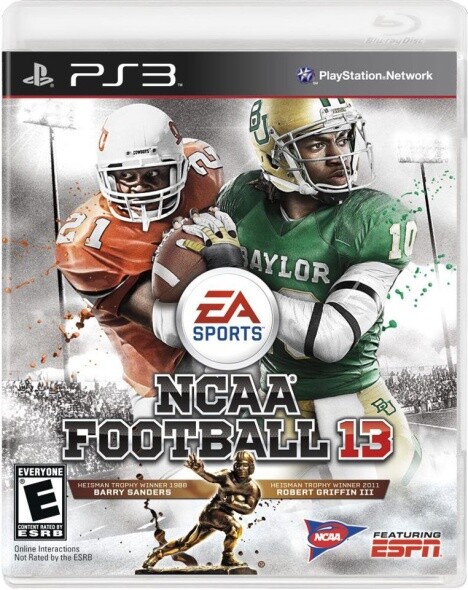 NCAA 13 2013 Football Real Rosters PS3 Memory Card