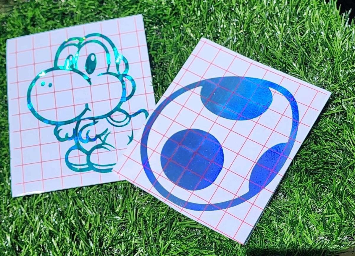 Yoshi Egg Combo Vinyl Decal Sticker, 5 inches Car/Truck Nintendo Super Mario