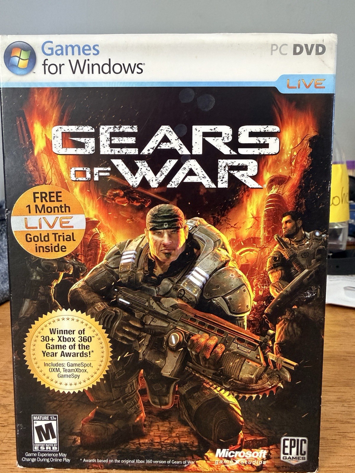 Gears of War PC 2007 SEALED with Slip Cover