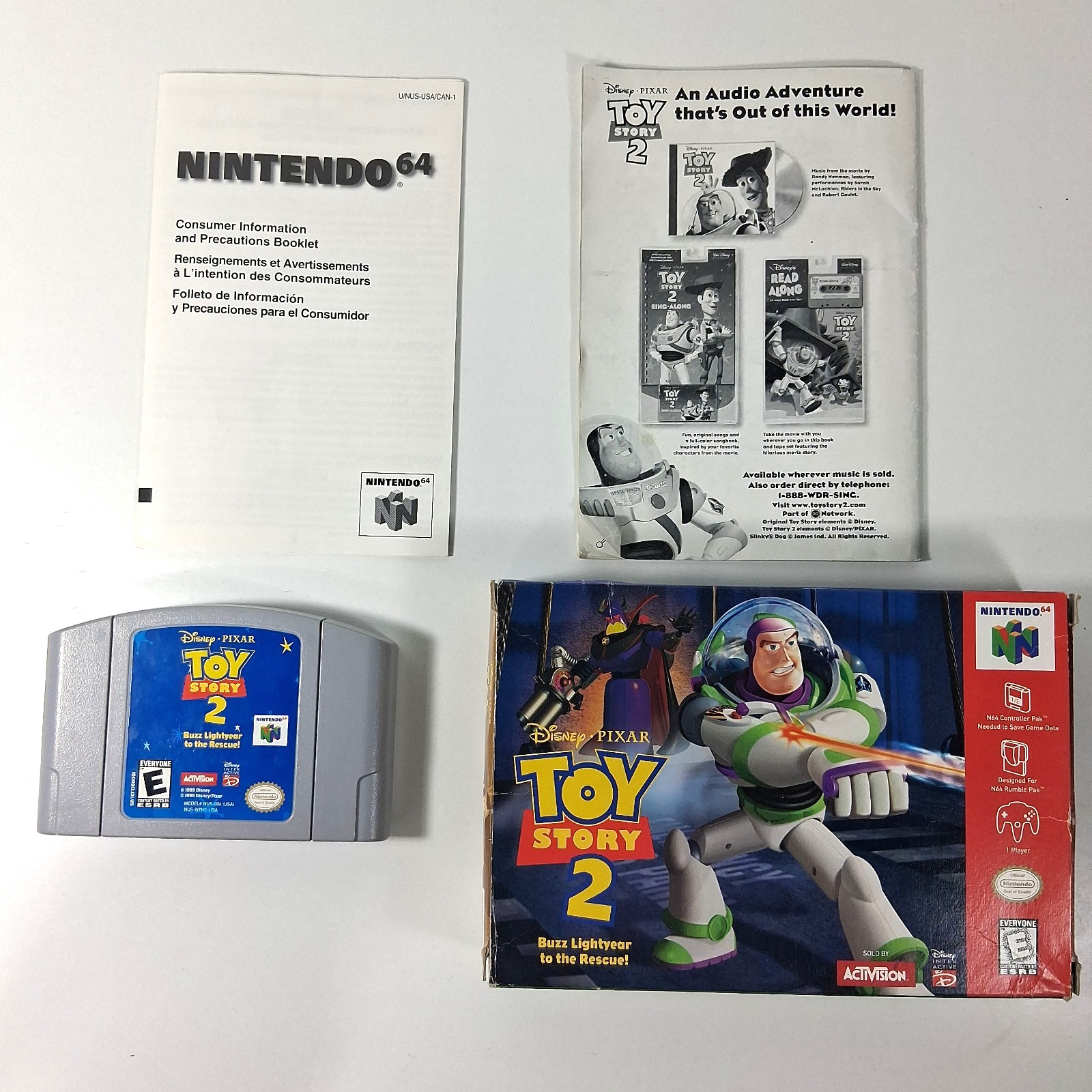 Toy Story 2 N64 Nintendo 64 Complete CIB