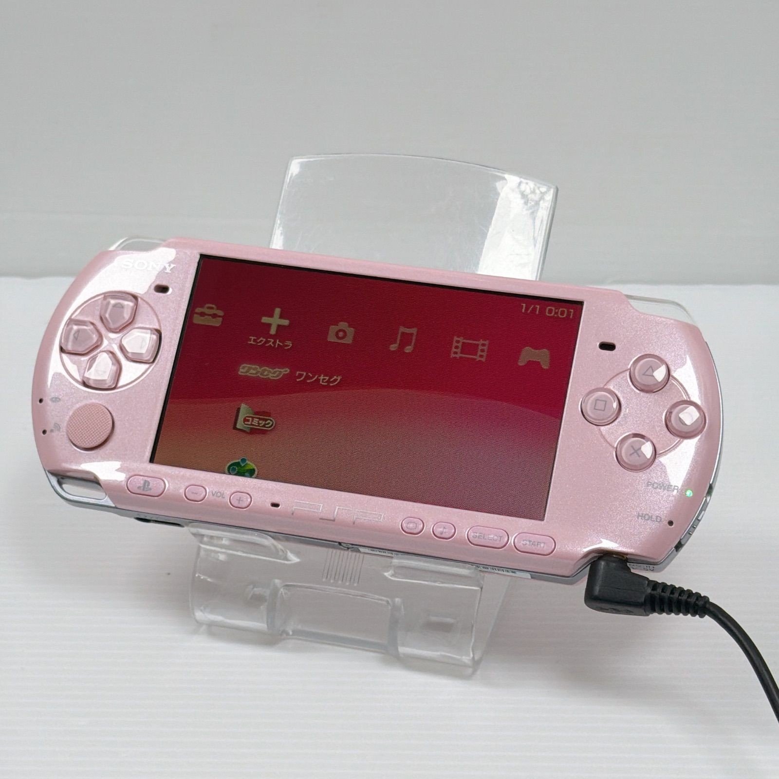 Excellent Sony PSP-3000 PSP 3000 Console Pink Region Free