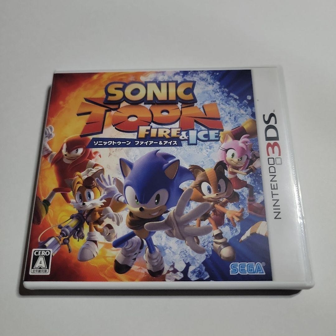 Sonic Boom Fire & Ice Nintendo 3DS Japanese Version CIB Japan Import