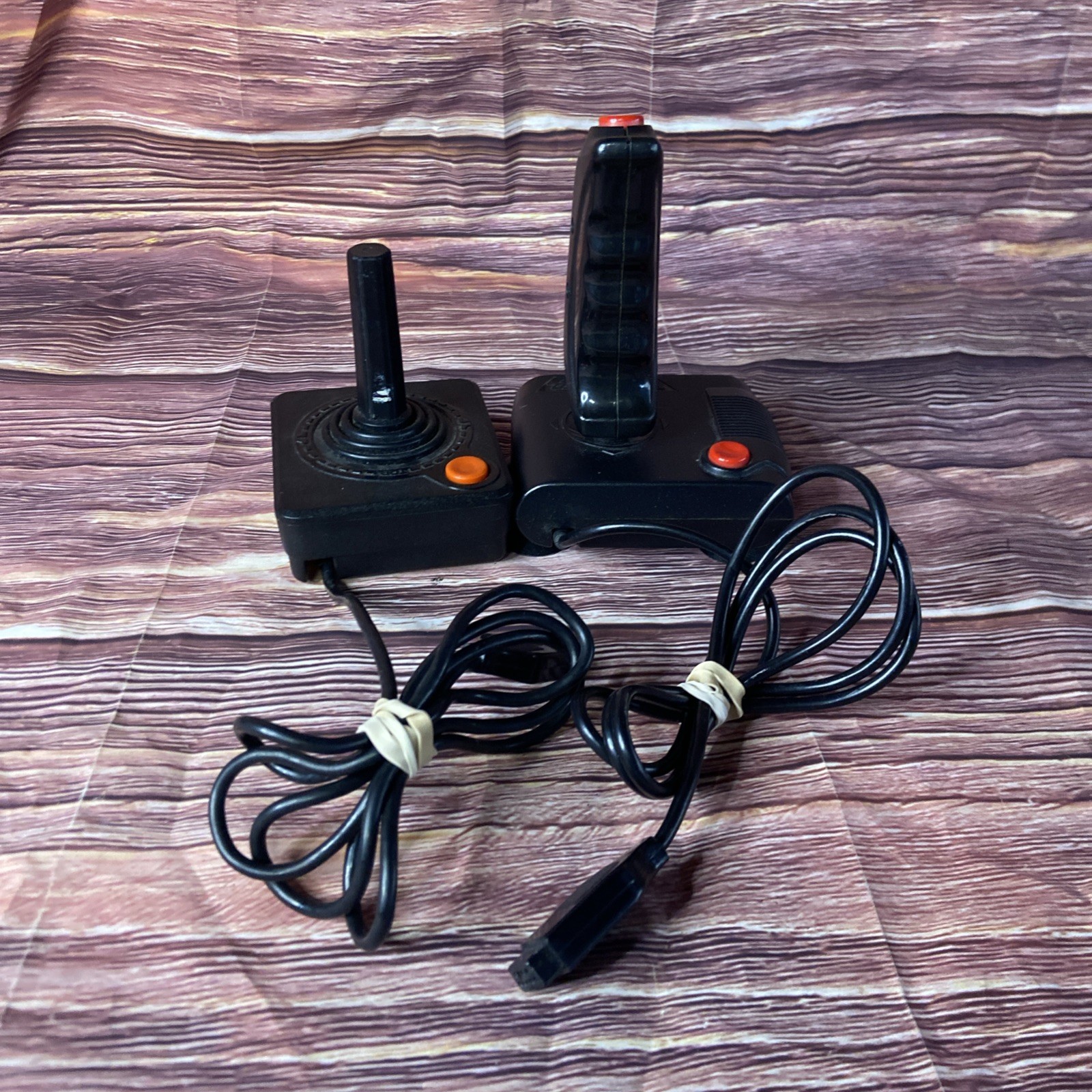 Lot of 2 Controller Atari Commodore Wired Tested