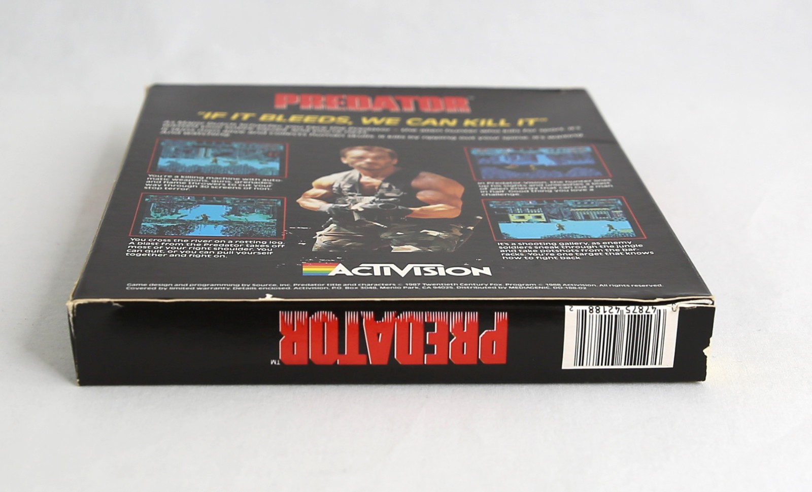 1987 Predator ActiVision CIB C64 Big Box PC RARE