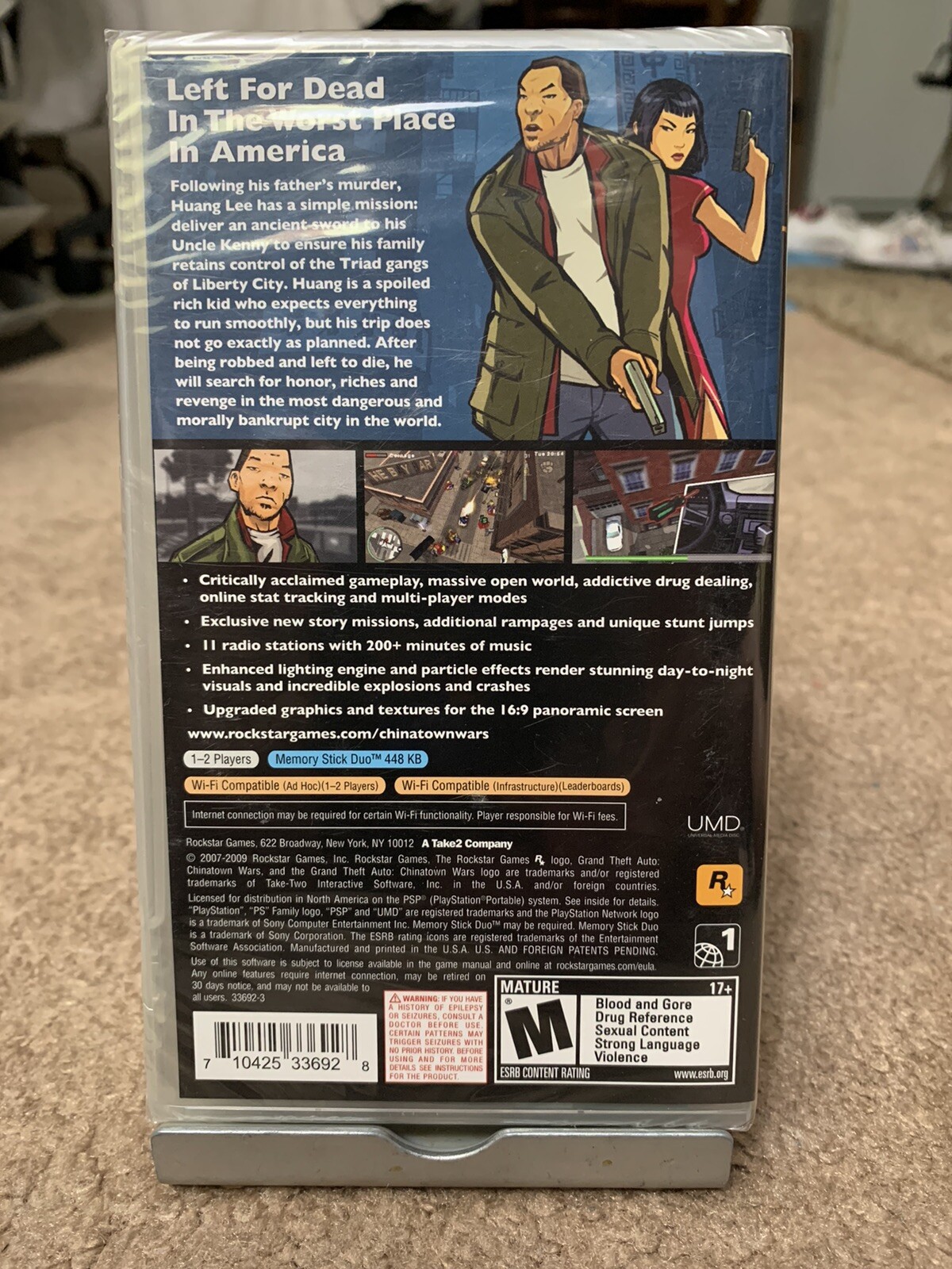 Grand Theft Auto: Chinatown Wars, Sony PSP Complete Brand New Original Black