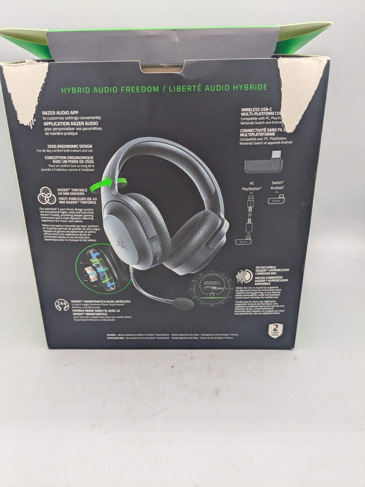 Razer Barracuda X Wireless Headset for Gaming READ*
