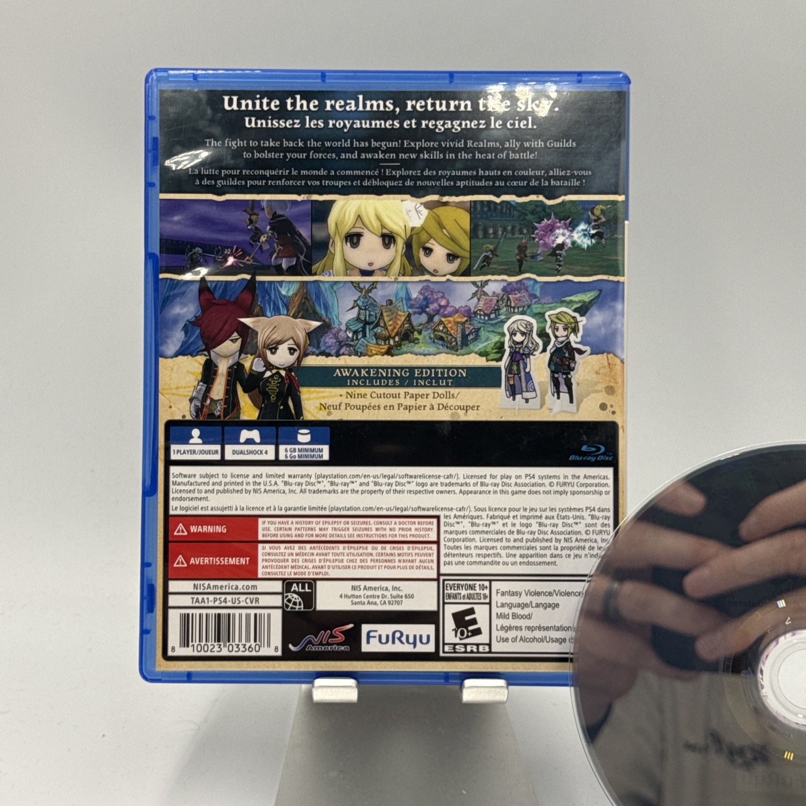 The Alliance Alive HD Remastered Awakening Edition PS4 PlayStation 4 NIS America