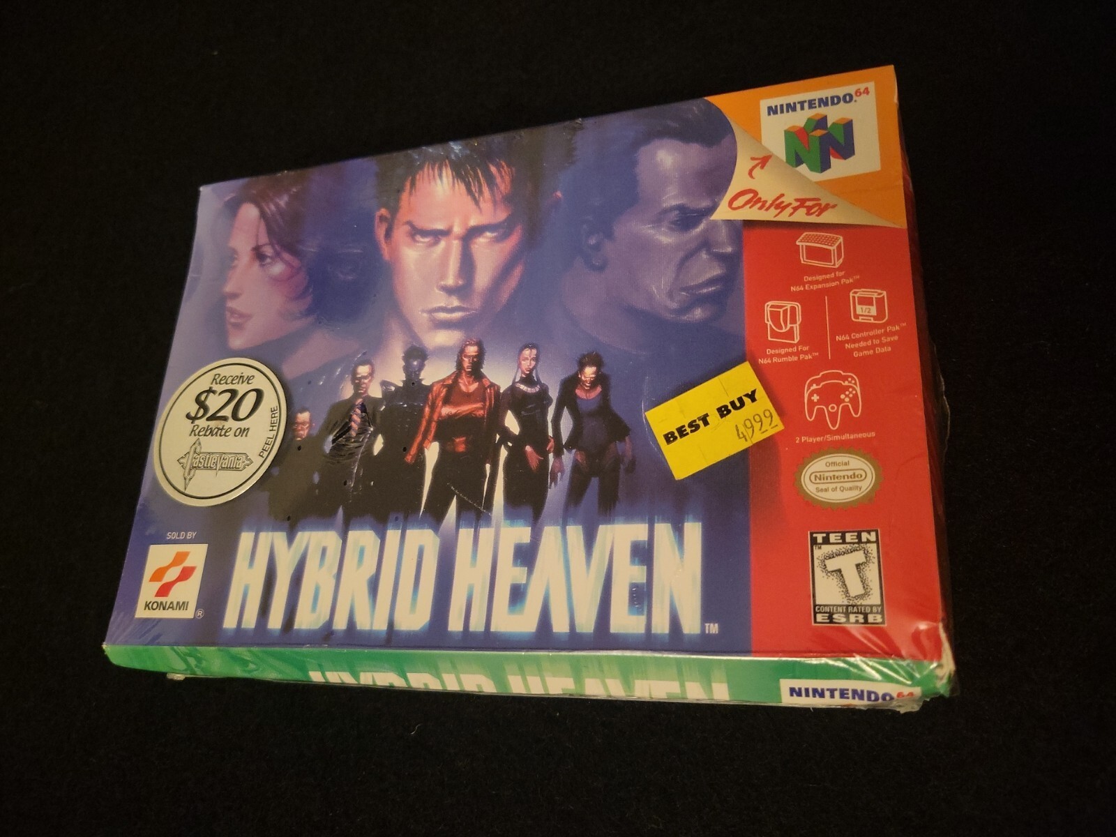 Hybrid Heaven (Nintendo 64) N64 Complete CIB Authentic