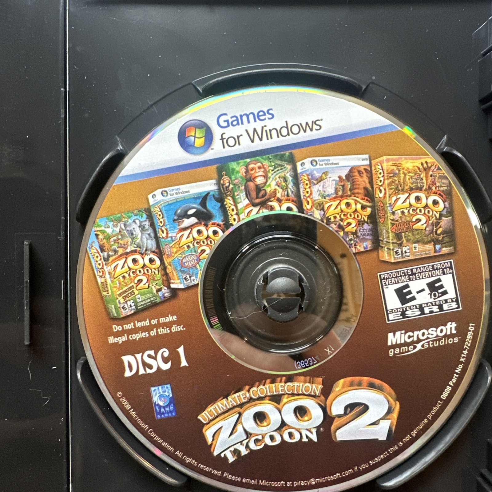 Zoo Tycoon 2 Ultimate Collection PC CD with All 4 Expansion Packs Complete 3disc