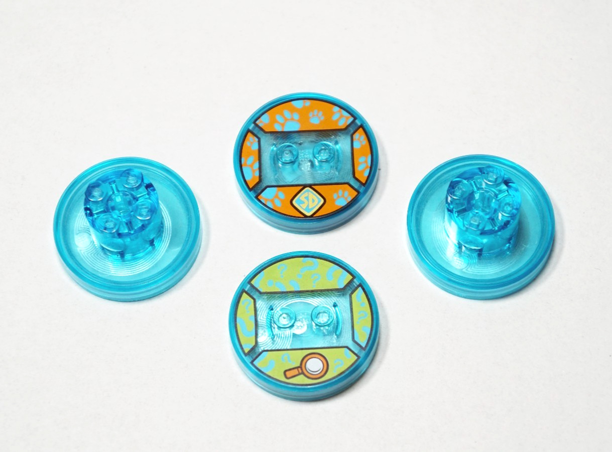 Lego Dimensions Scooby-Doo Tags (Shaggy, Scooby-Doo, Sandwich, Mystery Machine)