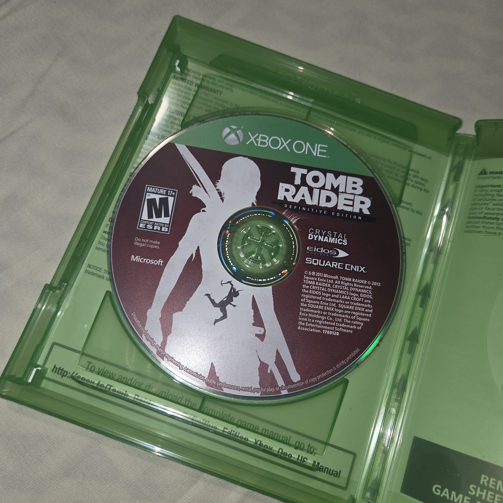 Tomb Raider: Definitive Edition – (Microsoft Xbox One, 2014) Tested Disc