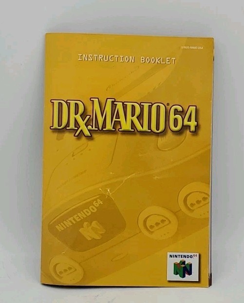 Dr Mario 64 N64 Complete In Box CIB Nintendo 64 Authentic