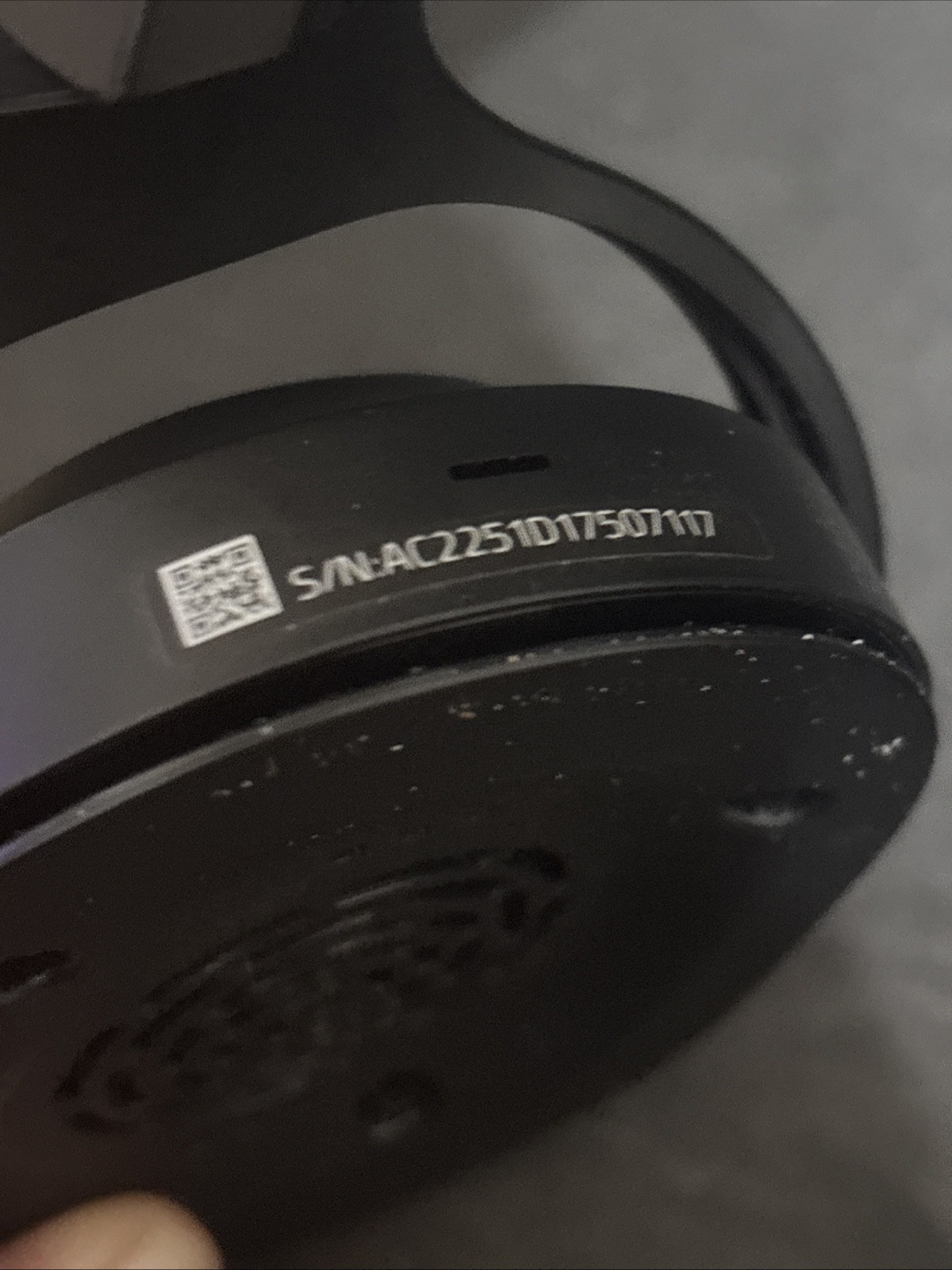 Razer Barracuda X Ear-Cup Headsets – Black (RZ04-0380) – Missing Dongle