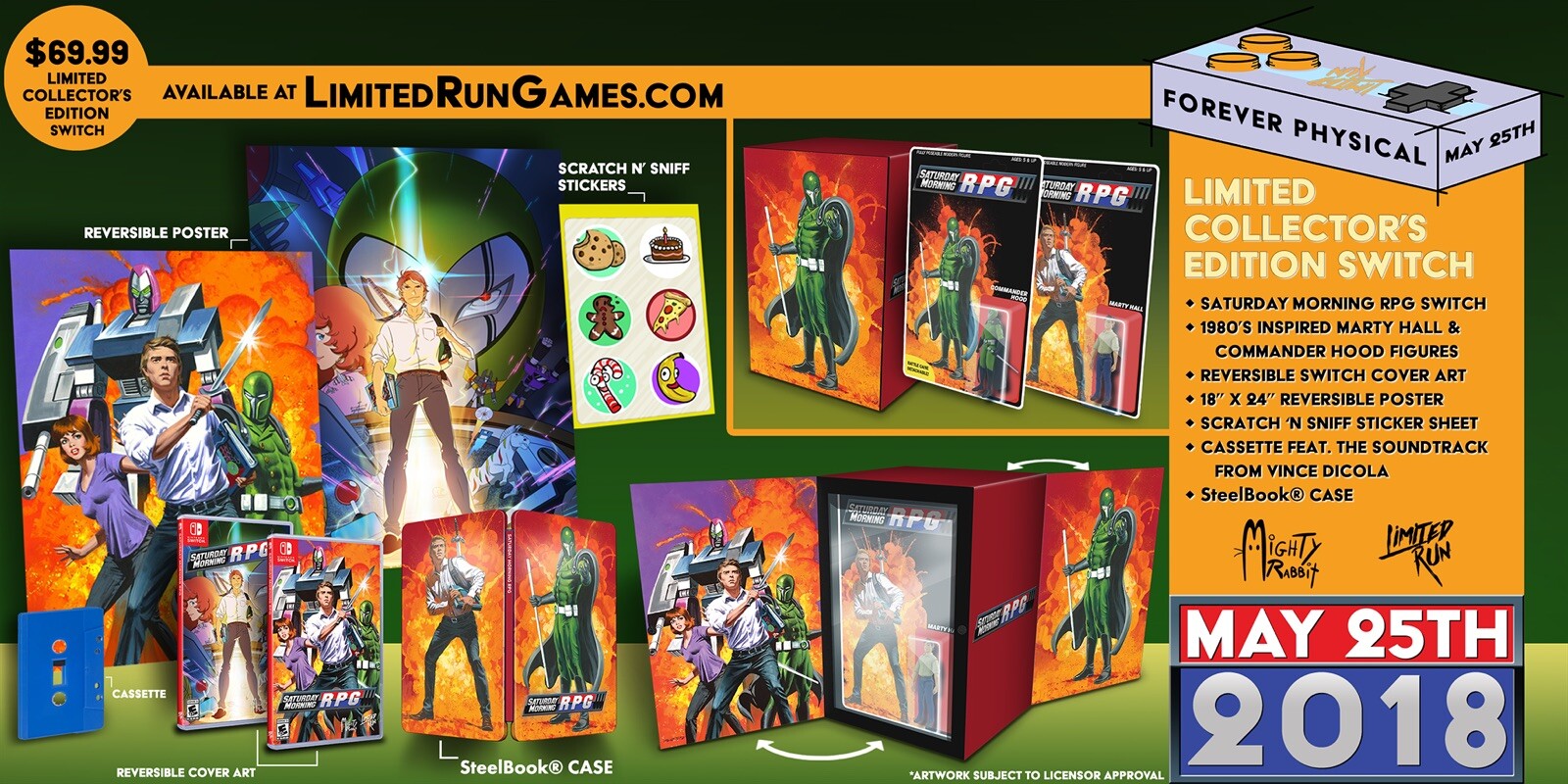Saturday Morning RPG Collector’s Edition #5 Nintendo Switch Limited Run NEW RARE