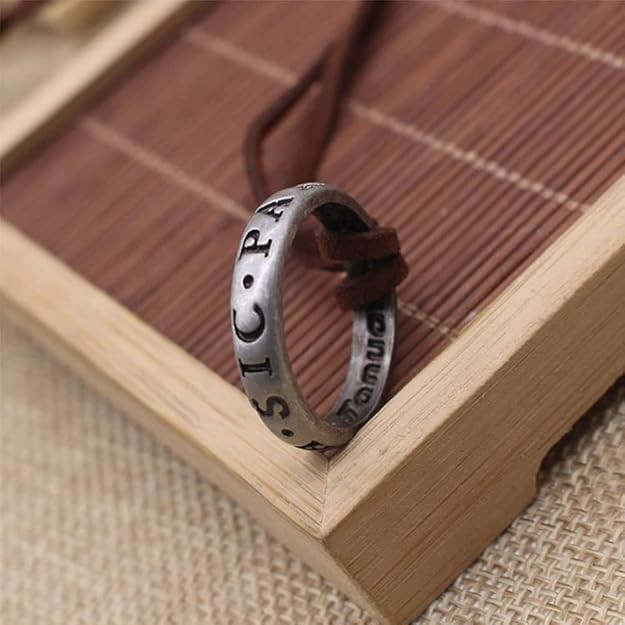 Uncharted Nathan Drake’S Ring with Necklace Strap from Collector’S Edition