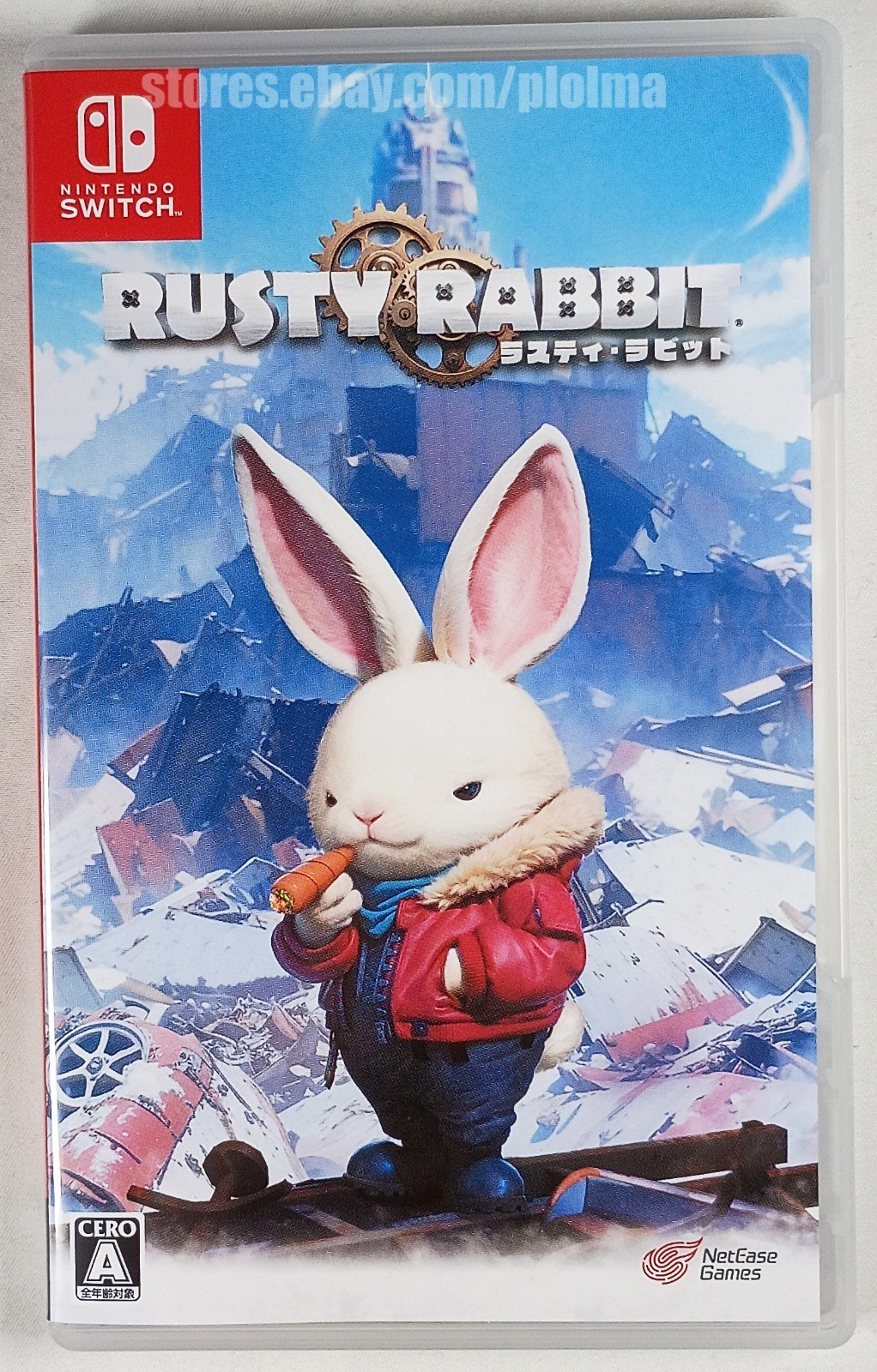 RUSTY RABBIT Gently Used NINTENDO SWITCH Game JP RELEASE (has English) US Seller