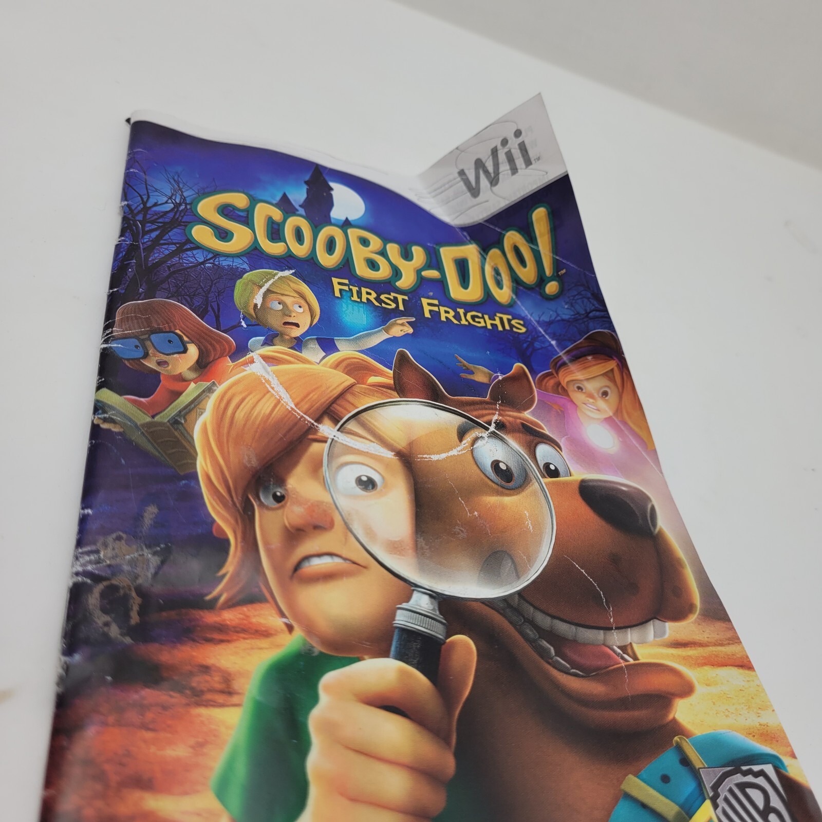 SCOOBY-DOO! FIRST FRIGHTS (Nintendo Wii, 2009) GAME COMPLETE with MANUAL