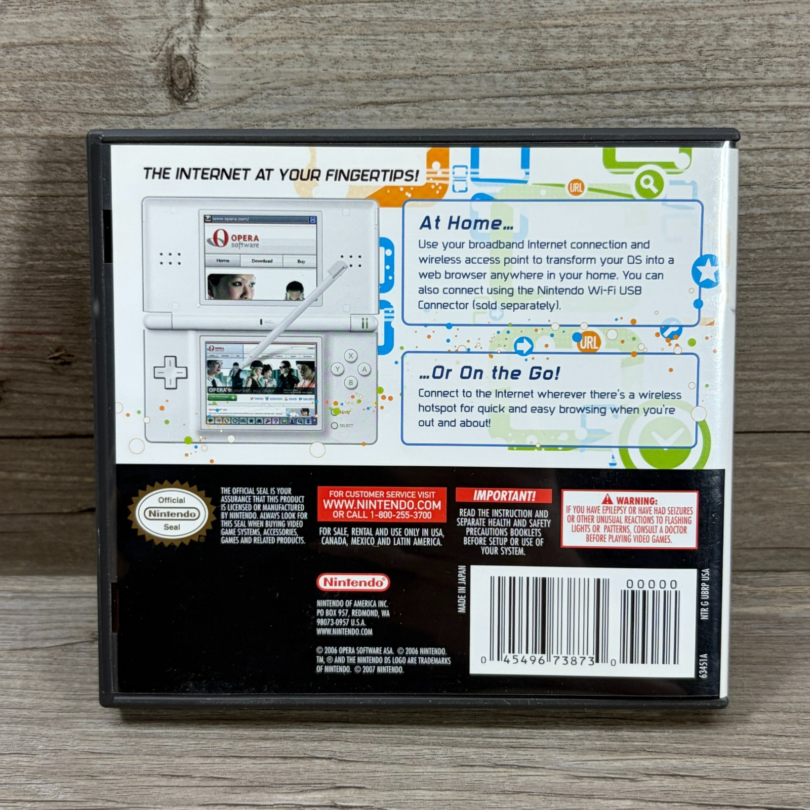 Nintendo DS Lite Internet Browser – Nintendo DS – NO Memory Expansion