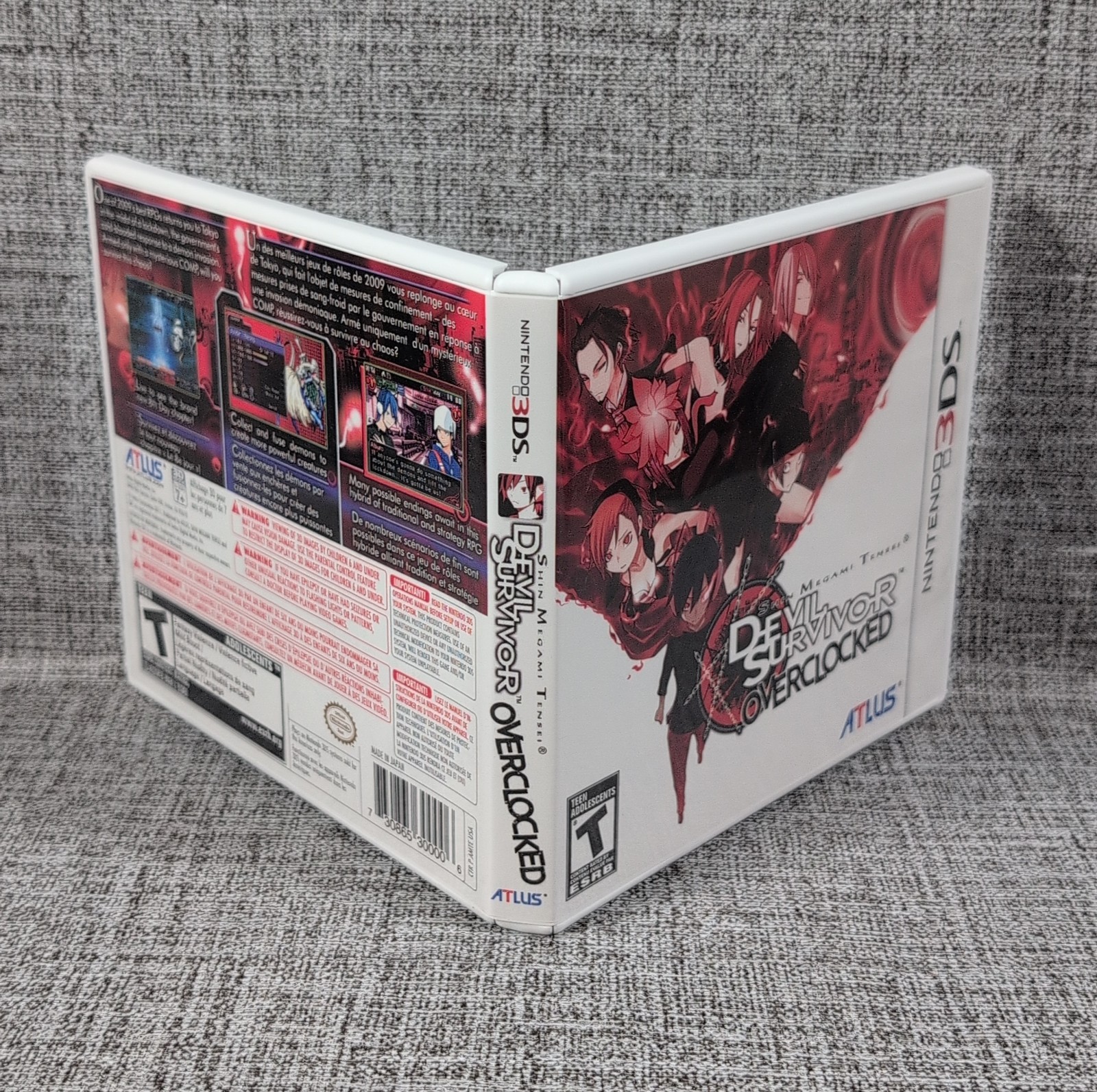 Shin Megami Tensei: Devil Survivor Overclocked (Nintendo 3DS, 2011) Tested Works