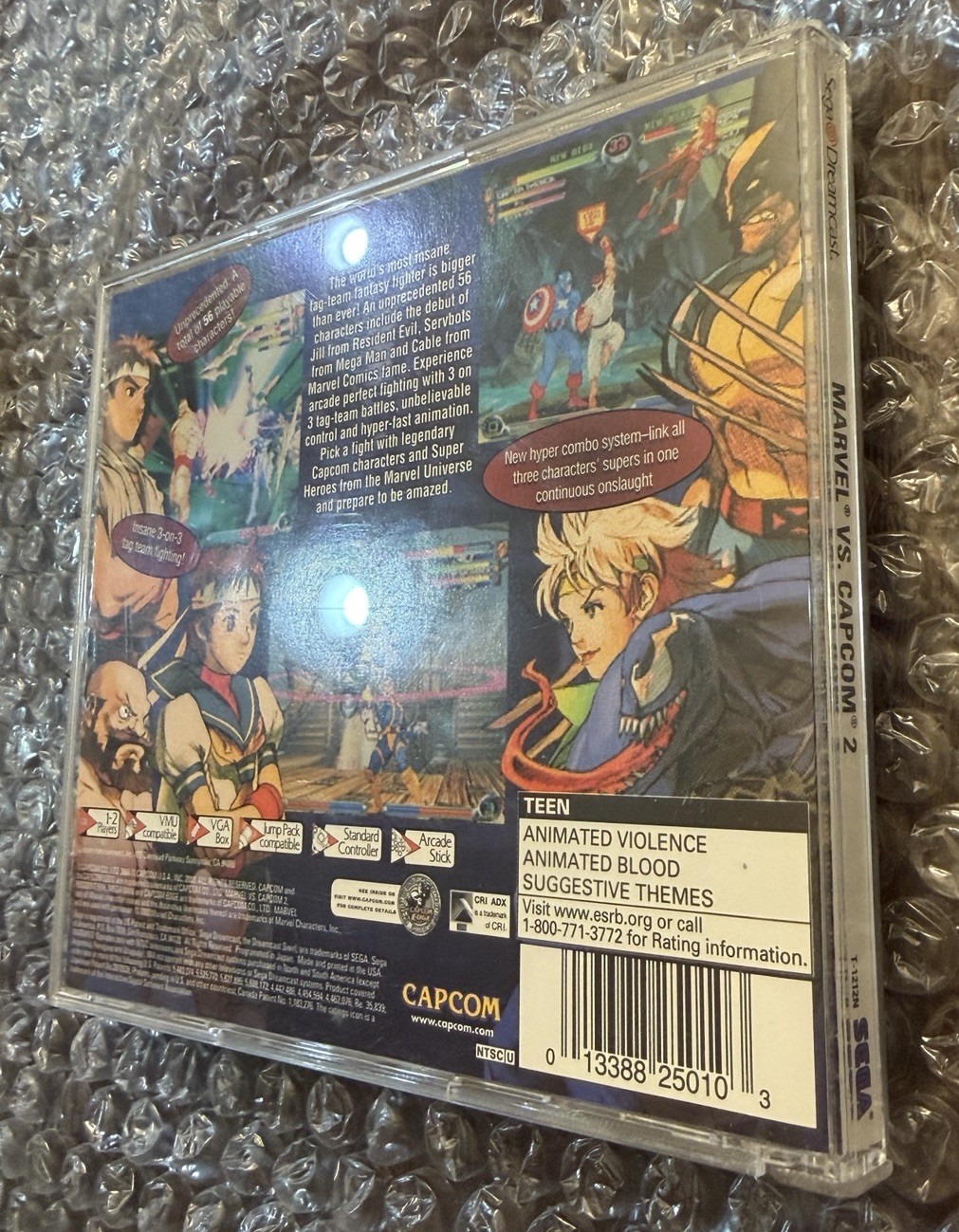 Marvel Vs. Capcom 2 – Dreamcast – Tested Working Cond. – See Pics For Condition
