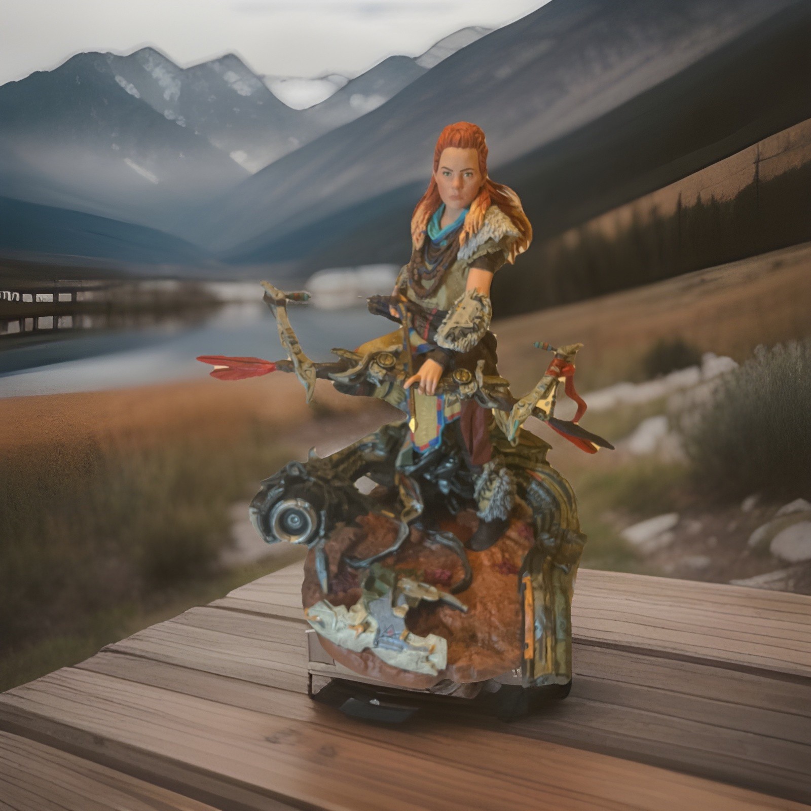 Horizon Zero Dawn Collector’s Edition 9″ Statue Huntress Aloy Figure Only