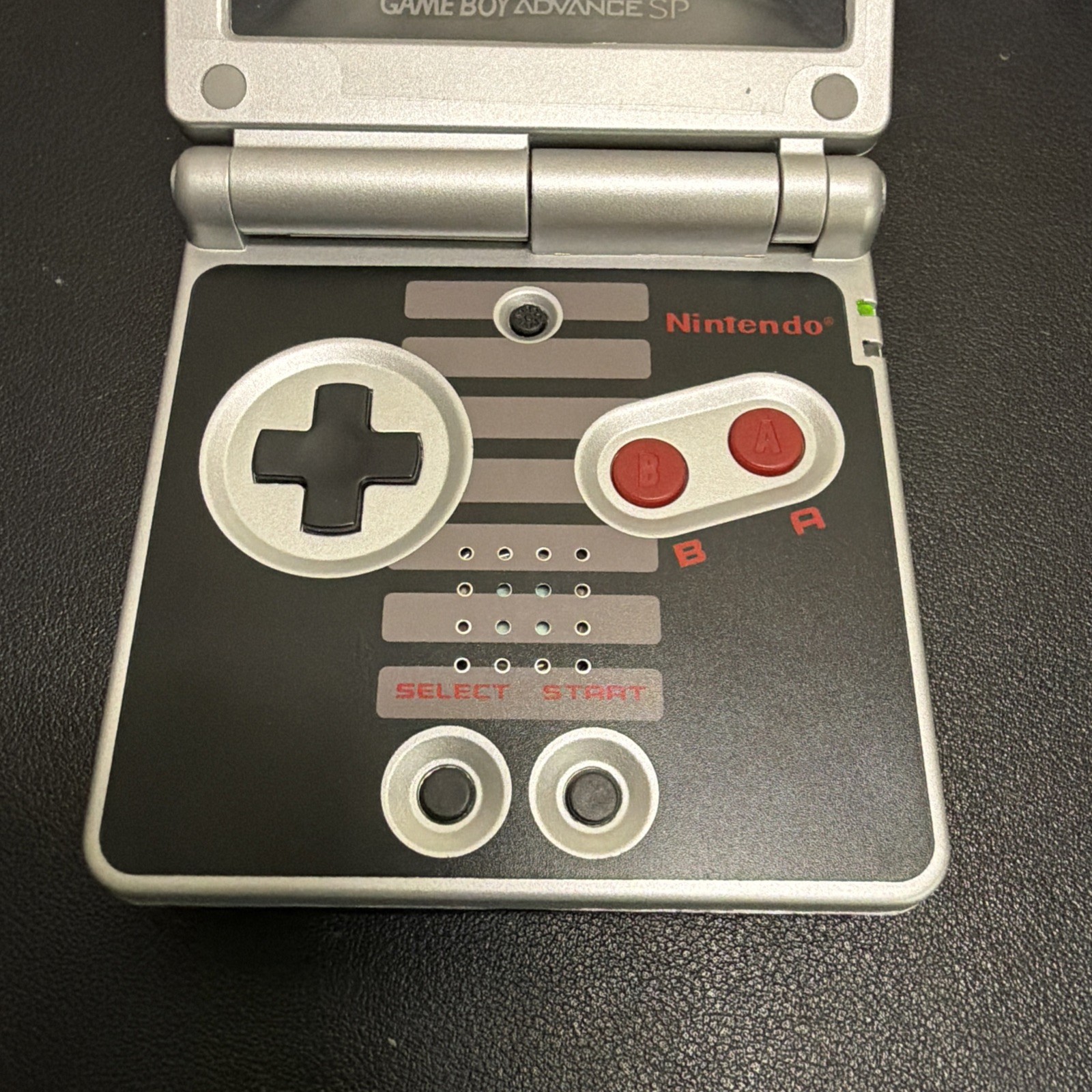 Nintendo Game Boy Advance SP NES Edition Console NEW IPS screen w/ Charger