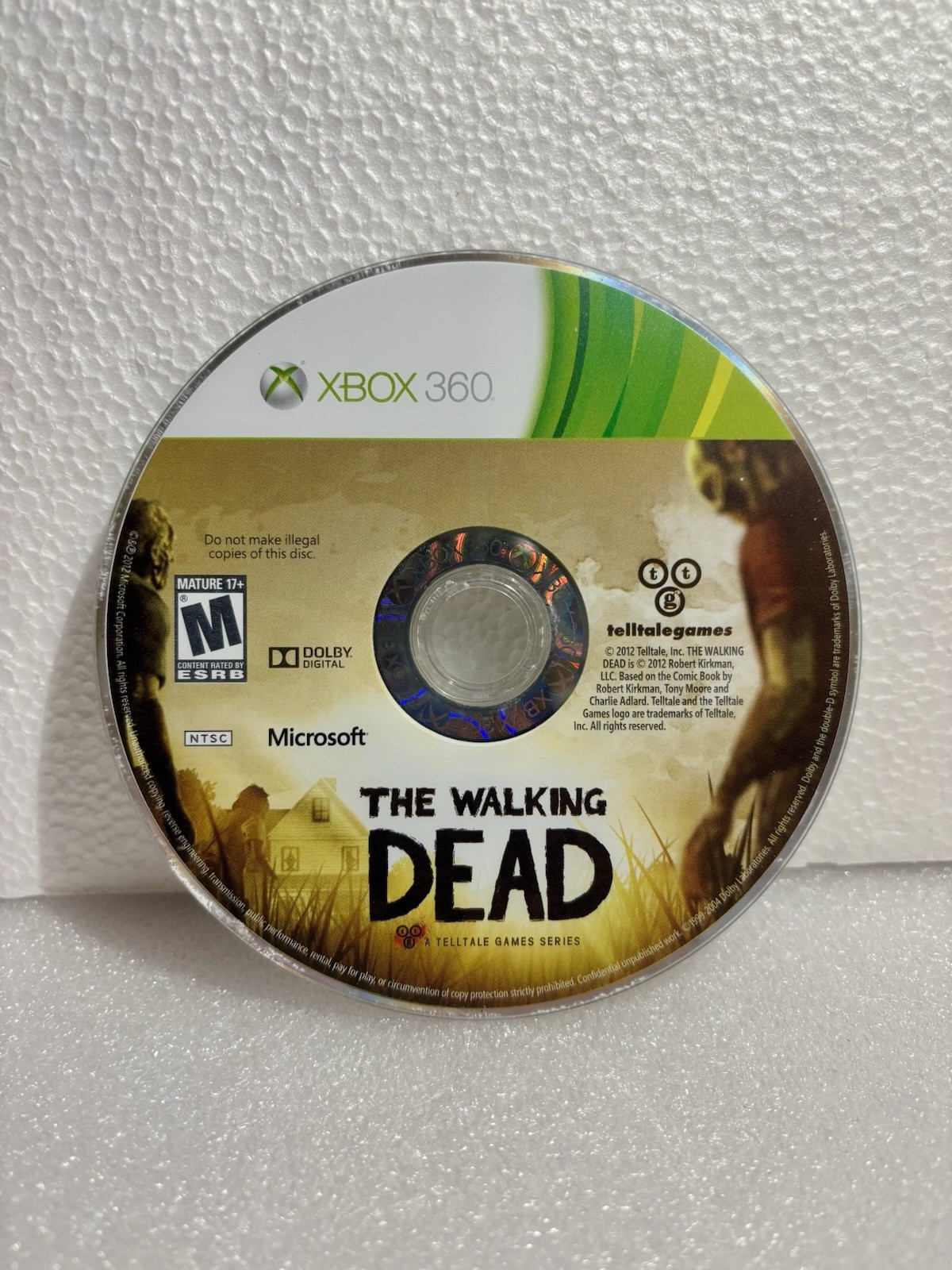 The Walking Dead: A Telltale Games Series (Xbox 360, 2012) Complete CIB