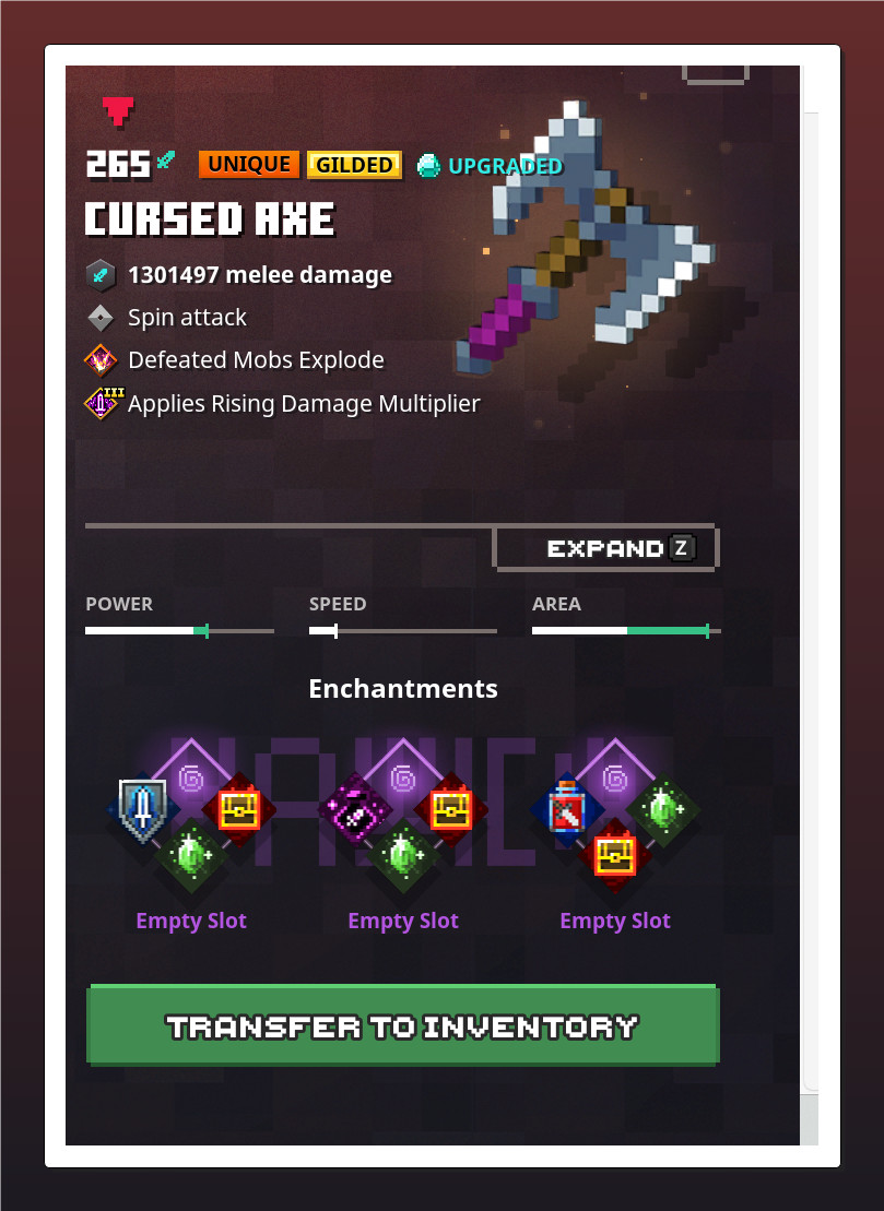 Minecr@ft Dungeons: Custom Gilded Gear shop – Weapons & Armor