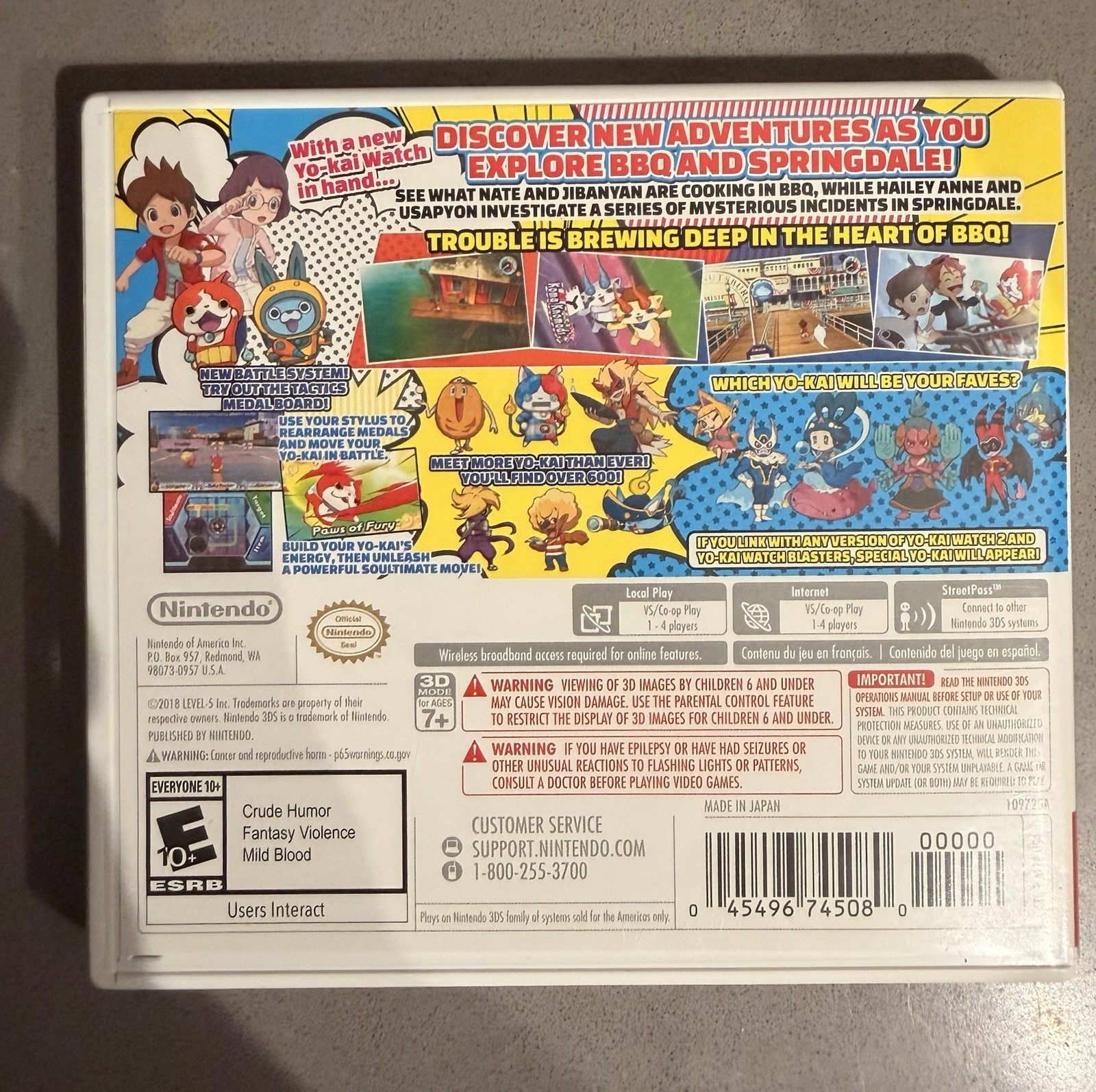 Nintendo Yo-Kai Watch 3 | 3DS | NA | COMPLETE IN BOX