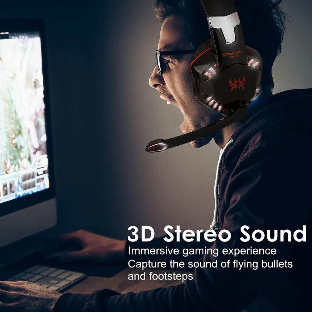 Gaming Headset for PS4, Xbox, PC, PS5 Noise Cancelling Over Ear Headphones + Mic