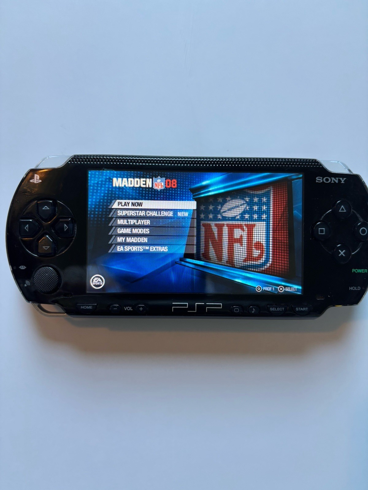 Sony PSP-1001 Black Console WORKING- AS IS. -Memory Card, Battery, Console