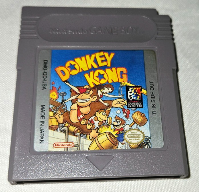 Donkey Kong Cartridge Only Authentic Nintendo Game Boy DMG USA New Battery 1994