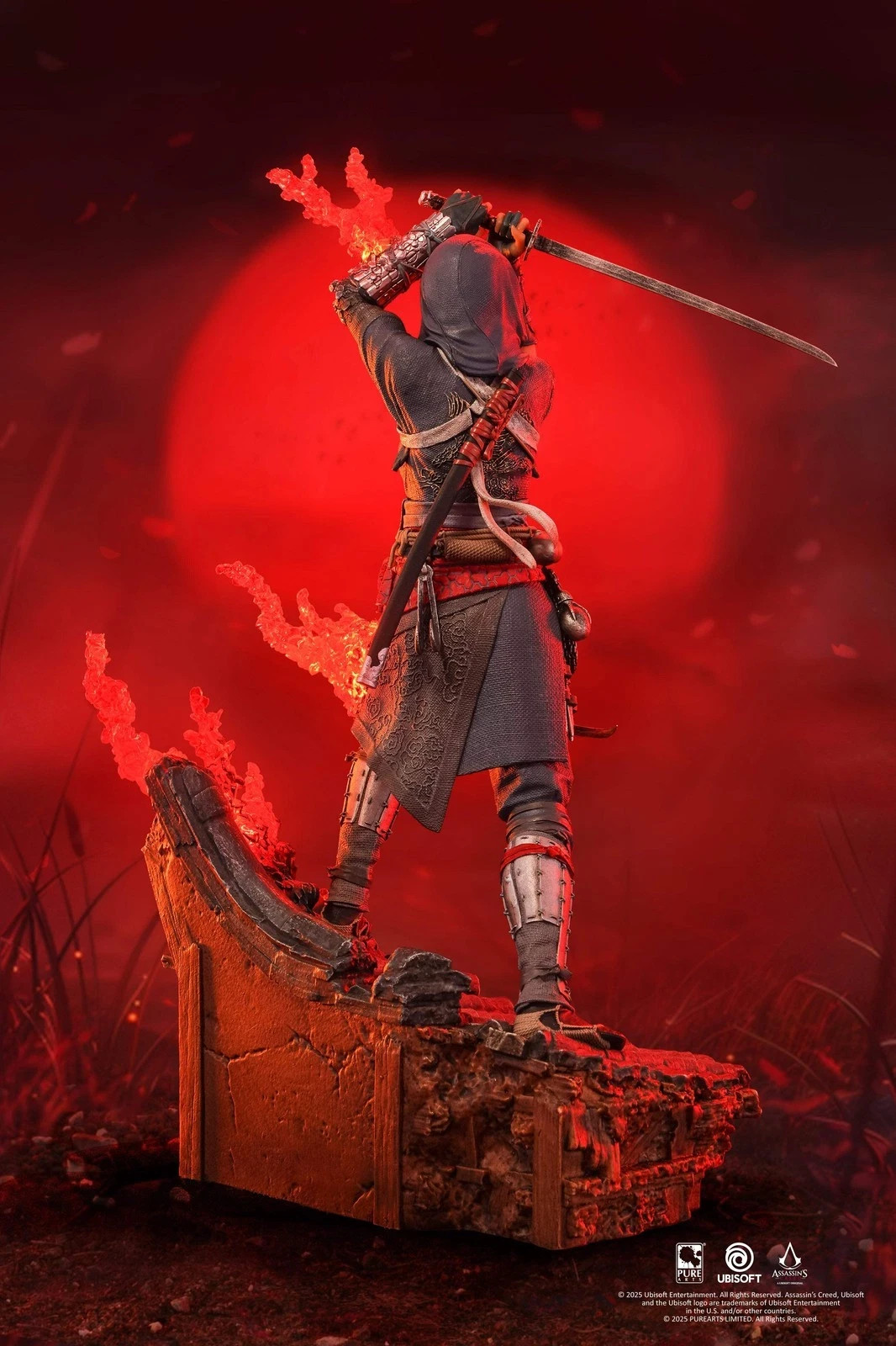 PUREARTS Assassin’s Creed Shadows Animus Naoe Statue Figure Lights Up Brand NEW