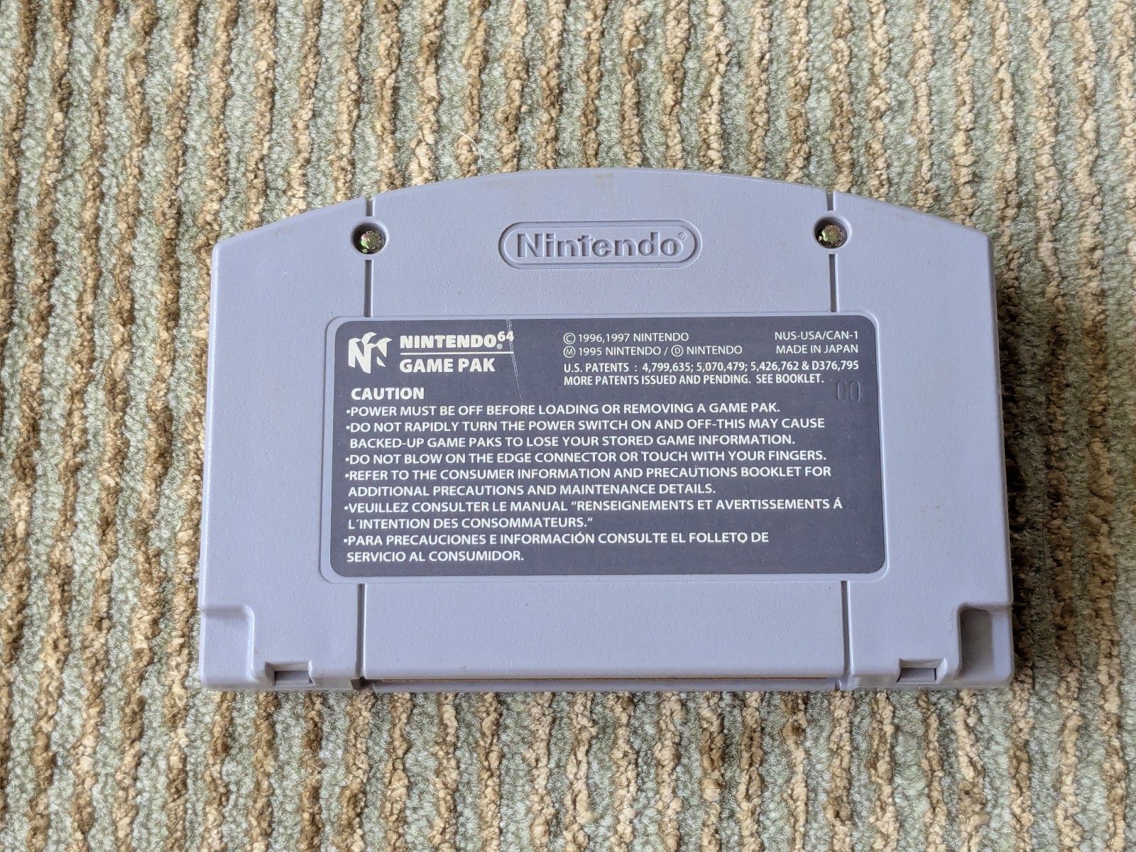 Buck Bumble Nintendo 64 N64 Spanish Cover Variant Boxed No Manual Tested Mexico
