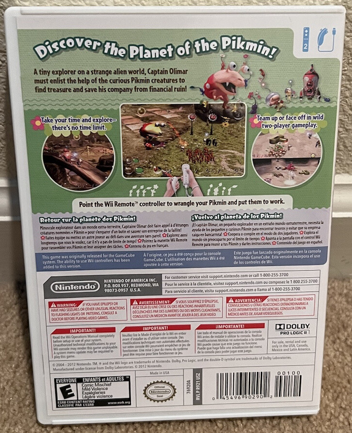 Pikmin 2 Nintendo Selects New Play Control (Nintendo Wii, 2012) COMPLETE