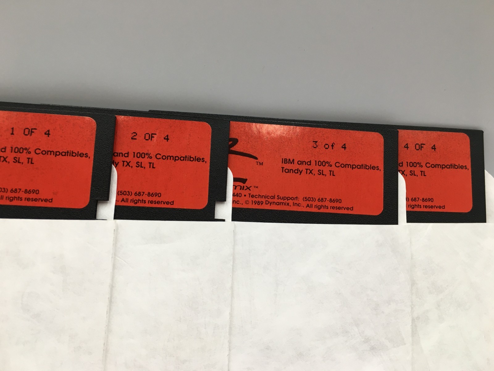 1989 Dynamix A-10 Tank Killer Thunderbolt II MS-DOS 5.25″ Floppy Disk IMB PC Gam