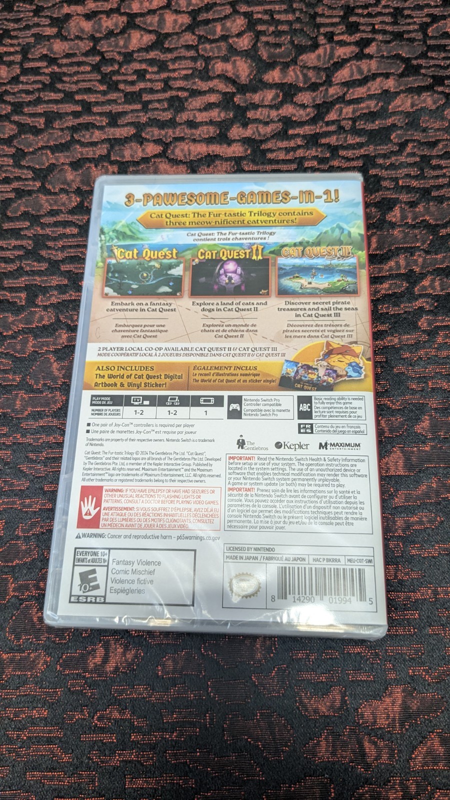 Cat Quest The Fur-tastic Trilogy Switch Maximum Games New