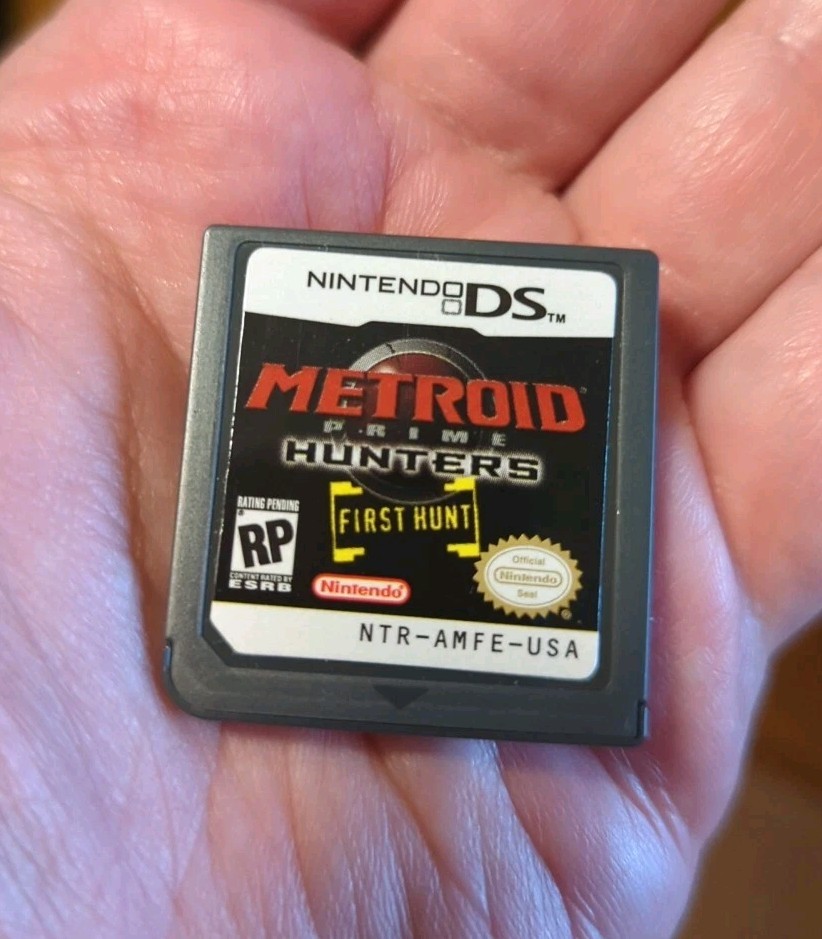 Metroid Prime Hunters First Hunt Nintendo DS game RP rating pending demo Tested