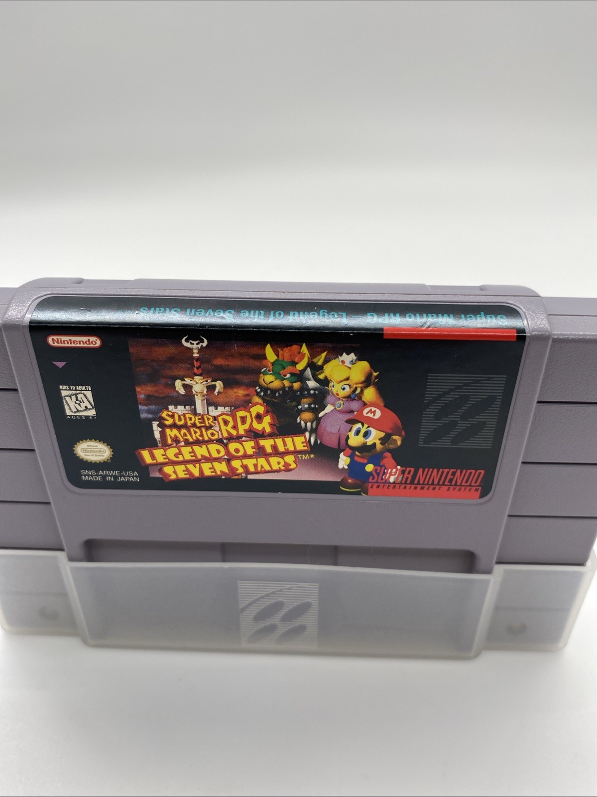 Super Mario RPG: Legend of the Seven Stars (SNES, 1996) Authentic Tested Works